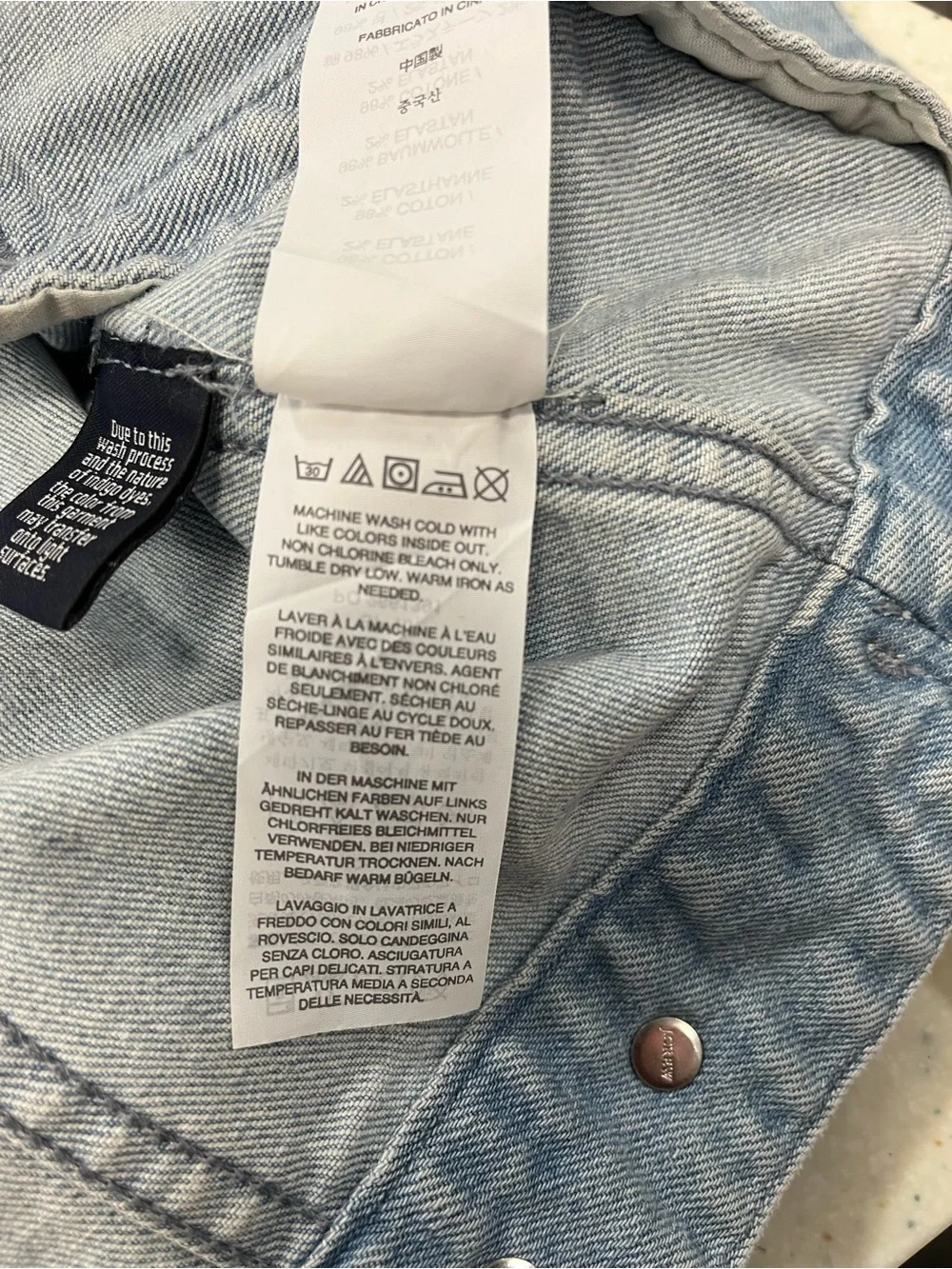 J. Crew Faded Light Blue Denim Jacket